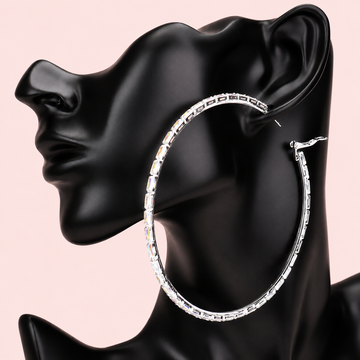 Baguette Luxe Hoops