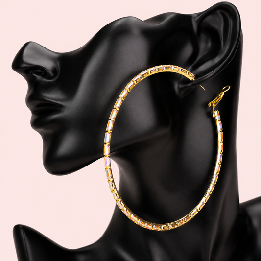 Baguette Luxe Hoops