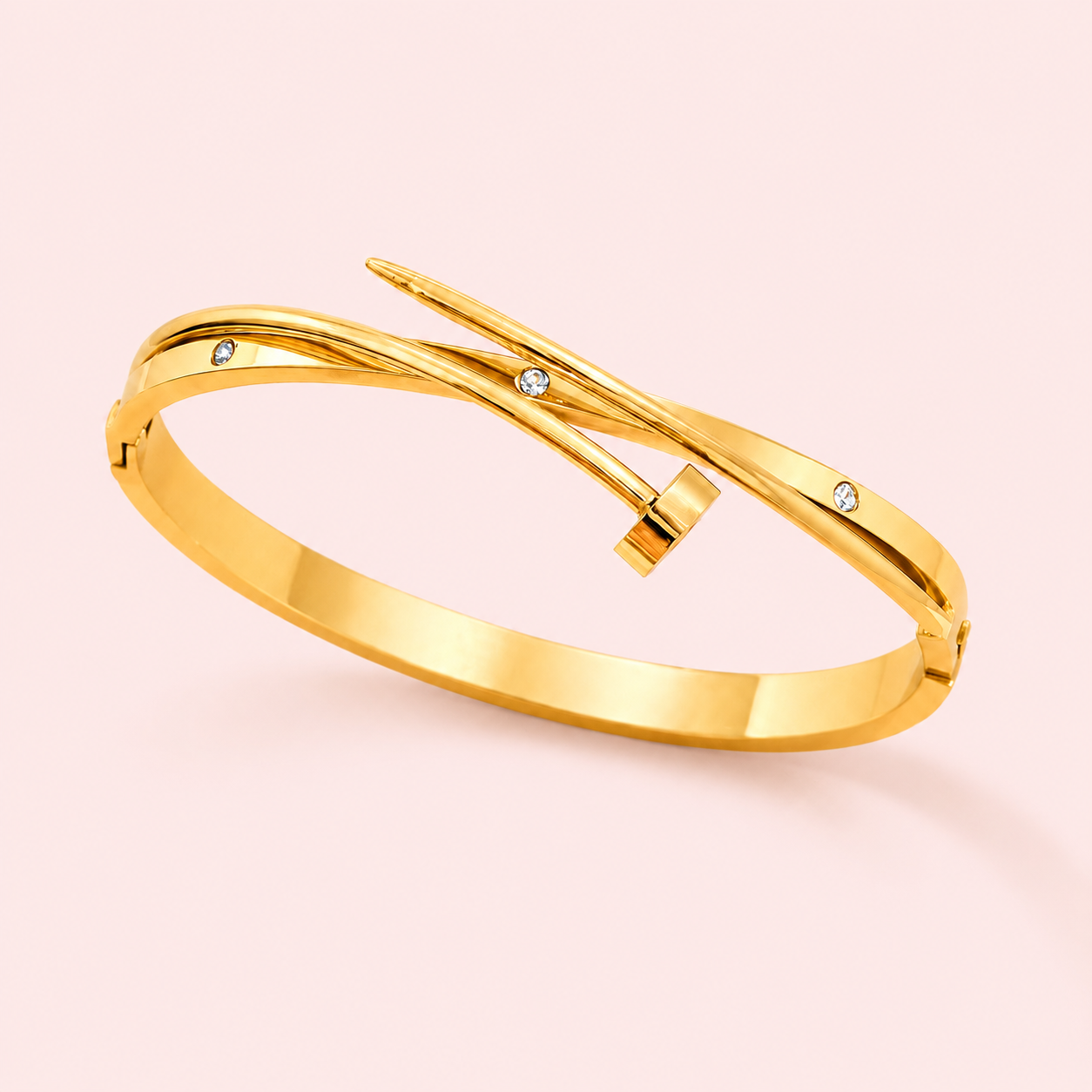 Crown Nail Bangle