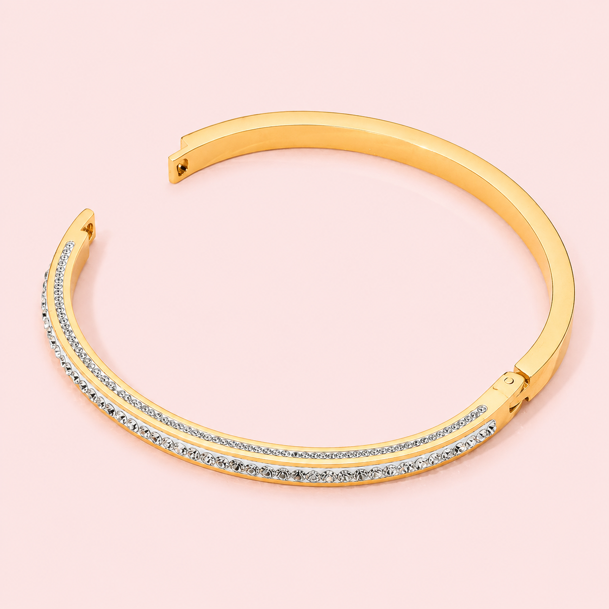 Crystal Accents Bangle