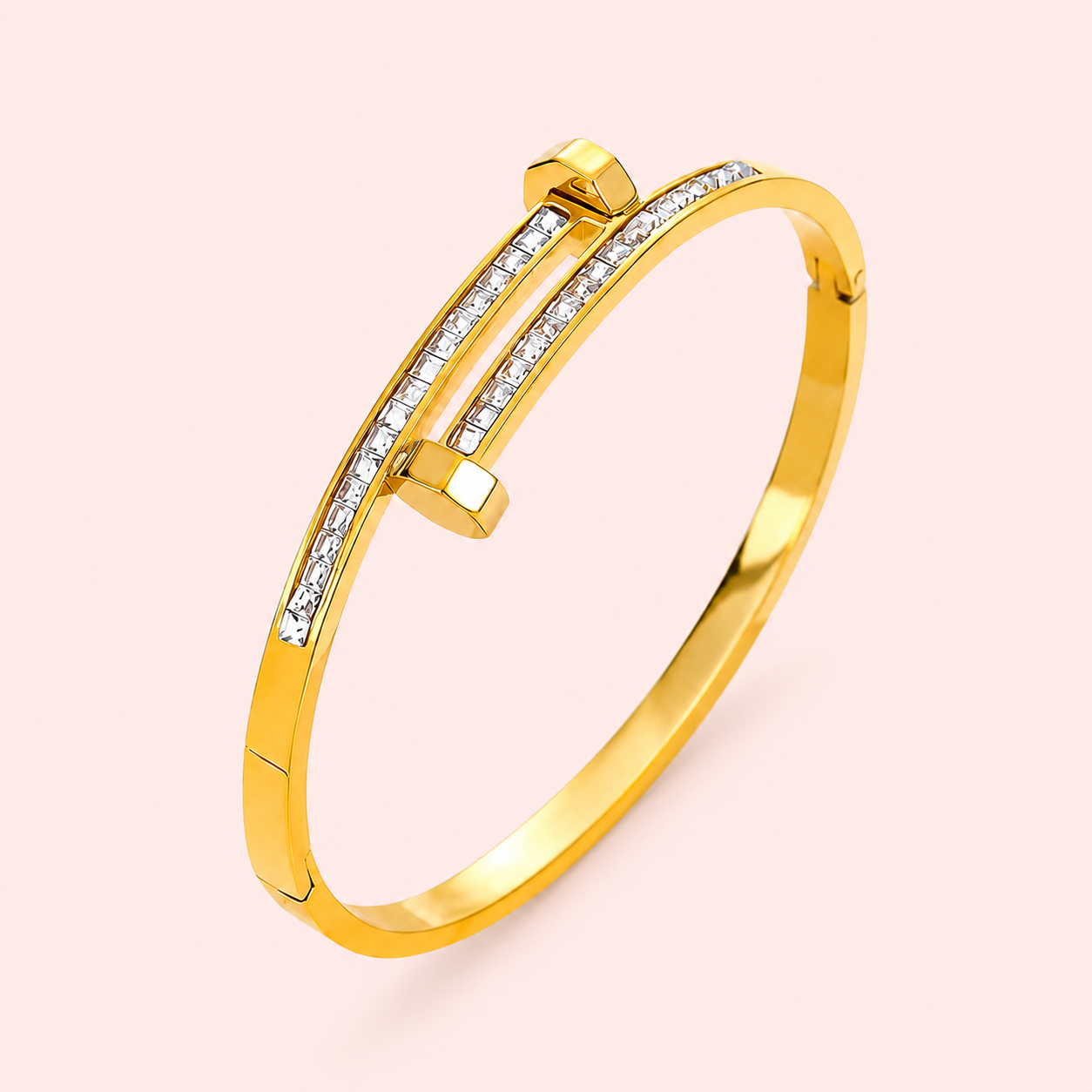 CZ Nail Bangle