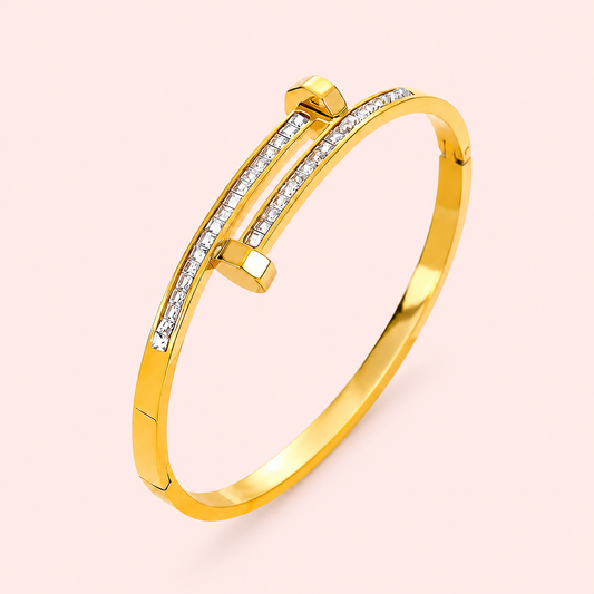 CZ Nail Bangle