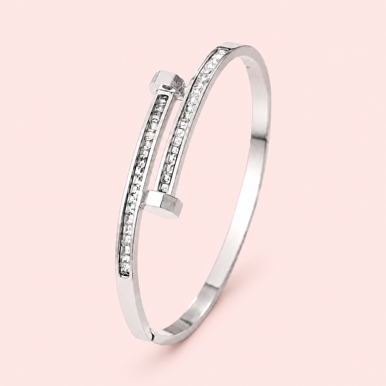 CZ Nail Bangle